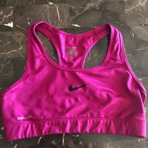 Three Nike sports bras